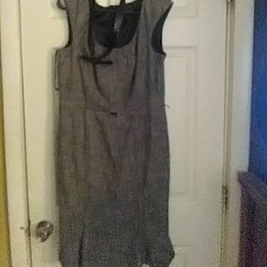 Beautiful grey business or evening dress